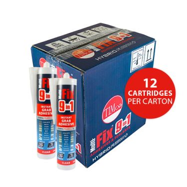 Click Here To Enlarge This Photo Of TIMCO 247972 - 290ml Multi-Fix 9 in 1 Instant Grab Adhesive (Clear)