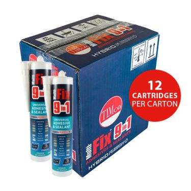 Click Here To Enlarge This Photo Of TIMCO 247468 - 290ml 9 in 1 Universal Adhesive & Sealant (White)