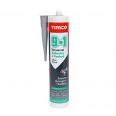 TIMCO 247357 - 290ml 9 in 1 Universal Adhesive & Sealant (Grey)