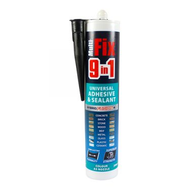 Click Here To Enlarge This Photo Of TIMCO 247146 - 290ml 9 in 1 Universal Adhesive & Sealant (Black)