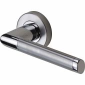 SC-4692-AP M.Marcus Sorrento Door Handle Lever Latch on Round Rose Mercury Design Apollo Finish