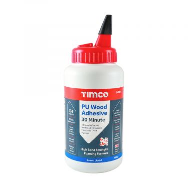 Click Here To Enlarge This Photo Of TIMCO 247834 - 750g PU Wood Adhesive 30 Minute Liquid