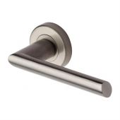 SC-4692-SN M.Marcus Sorrento Door Handle Lever Latch on Round Rose Mercury Design Satin Nickel Finish