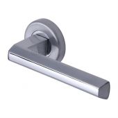 SC-4754-AP M.Marcus Sorrento Door Handle Lever Latch on Round Rose Deda Design Apollo Finish