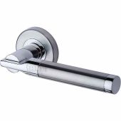 SC-4786-AP M.Marcus Sorrento Door Handle Lever Latch on Round Rose Salo Design Apollo Finish