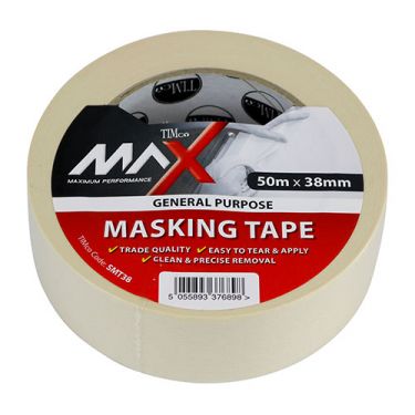 Click Here To Enlarge This Photo Of TIMCO SMT38 - 38mm x 50m General Purpose Masking Tape