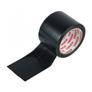 Click Here To Enlarge This Photo Of TIMCO HSBT - 75mm x 33mm Black High Strength PVC Builder's Tape