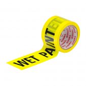 TIMCO WPT100 - 70mm x 100m Yellow & Black Wet Paint Tape
