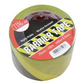TIMCO BARTYB - 70mm x 100m Black & Yellow Barrier Tape