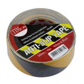 TIMCO ASTSTRIPE - 50mm x 10m Black & Yellow Anti-Slip Tape