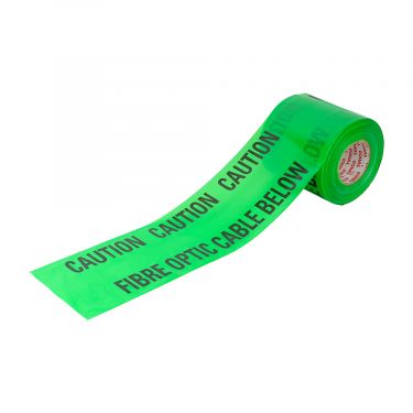 Click Here To Enlarge This Photo Of TIMCO UTFO - 150mm x 365m Green 'Fibre Optic Cable' Underground Tape