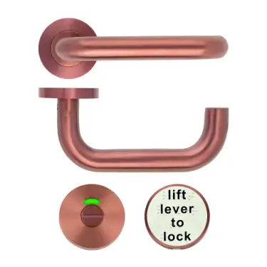 Click Here To Enlarge This Photo Of ZCS030LL-PVDBZ - Zoo Hardware 19mm Lift to Lock Return to Door Lever Set &lpar;for use with ZDL7260LL only&rpar; PVD Satin Bronze