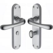 SC-6330-SC M.Marcus Sorrento Door Handle For Bathroom Donna Design Satin Chrome Finish