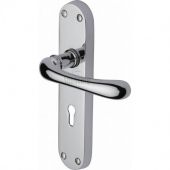 SC-6350-PC M.Marcus Sorrento Door Handle Lever Lock Donna Design Polished Chrome Finish