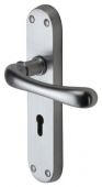 SC-6350-SC M.Marcus Sorrento Door Handle Lever Lock Donna Design Satin Chrome Finish