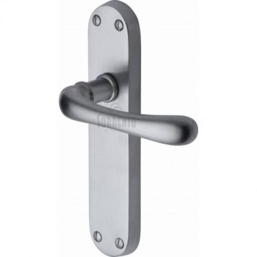 Click Here To Enlarge This Photo Of SC-6360-SC M.Marcus Sorrento Door Handle Lever Latch Donna Design Satin Chrome Finish