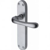 SC-6360-SC M.Marcus Sorrento Door Handle Lever Latch Donna Design Satin Chrome Finish