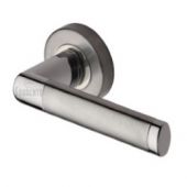 SC-6420-AP M.Marcus Sorrento Door Handle Lever Latch on Round Rose Milan Design Apollo Finish