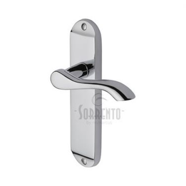 Click Here To Enlarge This Photo Of SC-7360-PC M.Marcus Sorrento Door Handle Lever Latch Aurora Design Polished Chrome Finish