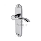 SC-7360-PC M.Marcus Sorrento Door Handle Lever Latch Aurora Design Polished Chrome Finish