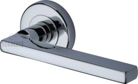 SC-7580-PC M.Marcus Sorrento Door Handle Lever Latch Vector Design Polished Chrome Finish