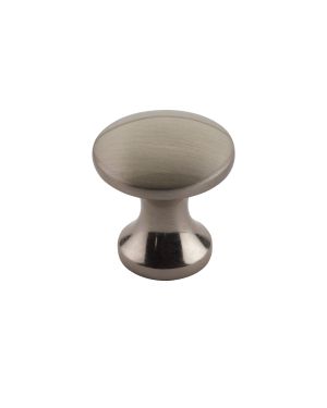 Click Here To Enlarge This Photo Of TDFK24-BN - Zoo Hardware Round Cabinet knob 24mm Dia. Brushed Nickel Finish