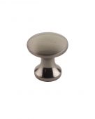 TDFK24-BN - Zoo Hardware Round Cabinet knob 24mm Dia. Brushed Nickel Finish