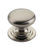 TDFK37-BN - Zoo Hardware Round Cabinet knob 37mm Dia. Brushed Nickel Finish