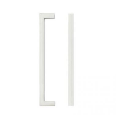 Click Here To Enlarge This Photo Of TDFPS-160-BN - Zoo Hardware Square Block Cabinet Pull Handle 160mm c/c Brushed Nickel Finish