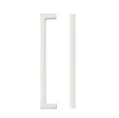 TDFPS-160-BN - Zoo Hardware Square Block Cabinet Pull Handle 160mm c/c Brushed Nickel Finish