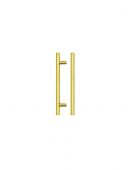 TDFPT-128-188BG - Zoo Hardware T Bar Cabinet Handle 128mm c/c (188mm Overall Length) Brushed Gold Finish