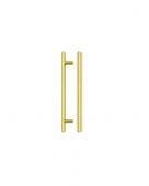 TDFPT-160-220BG - Zoo Hardware T Bar Cabinet Handle 160mm c/c (220mm Overall Length) Brushed Gold Finish