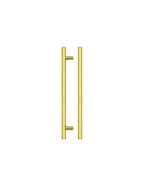 Click Here To Enlarge This Photo Of TDFPT-192-252BG - Zoo Hardware T Bar Cabinet Handle 192mm c/c (252mm Overall Length) Brushed Gold Finish
