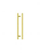 TDFPT-192-252BG - Zoo Hardware T Bar Cabinet Handle 192mm c/c (252mm Overall Length) Brushed Gold Finish