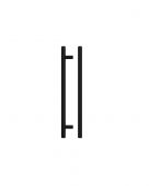 TDFPT-192-252MB - Zoo Hardware T Bar Cabinet Handle 192mm c/c (252mm Overall Length) Matt Black Finish