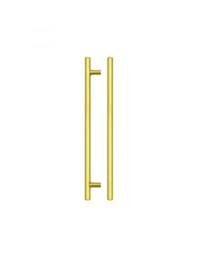 Click Here To Enlarge This Photo Of TDFPT-224-284BG - Zoo Hardware T Bar Cabinet Handle 224mm c/c (284mm Overall Length) Brushed Gold Finish