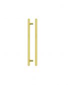 TDFPT-224-284BG - Zoo Hardware T Bar Cabinet Handle 224mm c/c (284mm Overall Length) Brushed Gold Finish