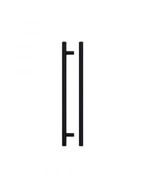 Click Here To Enlarge This Photo Of TDFPT-224-284MB - Zoo Hardware T Bar Cabinet Handle 224mm c/c (284mm Overall Length) Matt Black Finish