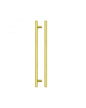 Click Here To Enlarge This Photo Of TDFPT-256-316BG - Zoo Hardware T Bar Cabinet Handle 256mm c/c (316mm Overall Length) Brushed Gold Finish