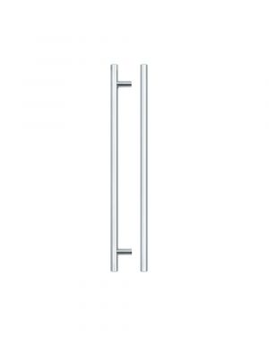 Click Here To Enlarge This Photo Of TDFPT-256-316CP - Zoo Hardware T Bar Cabinet Handle 256mm c/c (316mm Overall Length) Polished Chrome Finish
