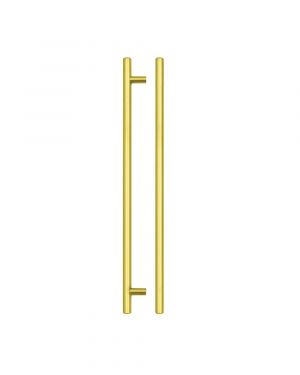Click Here To Enlarge This Photo Of TDFPT-288-348BG - Zoo Hardware T Bar Cabinet Handle 288mm c/c (348mm Overall Length) Brushed Gold Finish