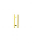 TDFPT-96-156BG - Zoo Hardware T Bar Cabinet Handle 96mm c/c (156mm Overall Length) Brushed Gold Finish