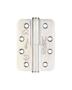 Click Here To Enlarge This Photo Of VLH-L243-14-R - Zoo Hardware Vier Grade 14 CE Fire Rated Lift Off Hinges (Left Hand) 102x 76 x 3.4mm (Radius) Satin Stainless Steel