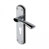 SC-7648-AP M.Marcus Sorrento Door Handle Euro Profile Plate Atlanta Design Apollo Finish