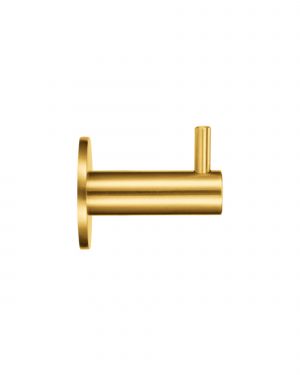 Click Here To Enlarge This Photo Of ZAS75-PVDSB - Zoo Hardware Wall Mounted Hook with Rose - PVD Satin Brass