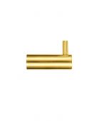 ZAS76-PVDSB - Zoo Hardware Wall Mounted Hook without Rose - PVD Satin Brass