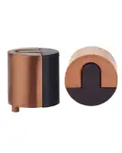 ZAS86-PVDBZ - Zoo Hardware Large Round Floor Mounted Door Stop (40mm dia) PVD Bronze