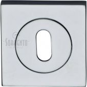 SC-SQ0191-PC M.Marcus Sorrento Keyhole Square Escutcheon Polished Chrome Finish