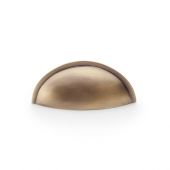 AW909AB - Alexander & Wilks Quieslade Cup Handle - Antique Brass