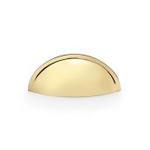 AW909PB - Alexander & Wilks Quieslade Cup Handle - Polished Brass